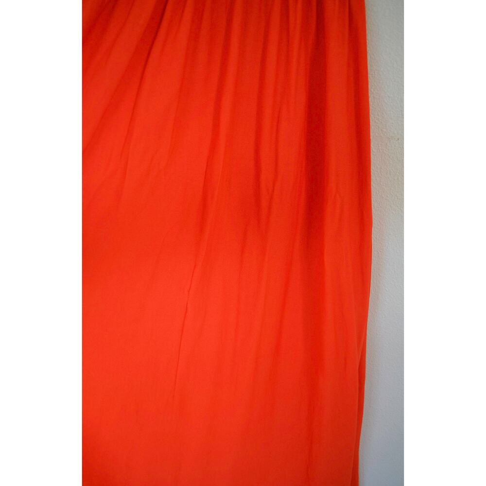 Solid & Striped Lava Orange Sasha Strapless Knit … - image 3